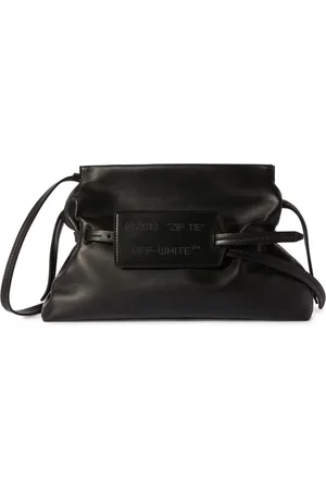 OFF-WHITE Zip Tie leather clutch bag