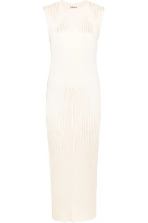 Jil Sander Ribbed maxi dress