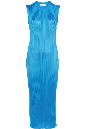 Jil Sander Ribbed maxi dress