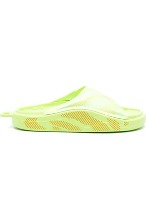 adidas Logo-print flat slides