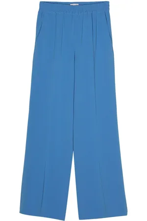ALBERTO BIANI Pressed-crease wide-leg trousers