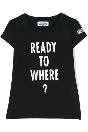 Moschino Slogan-print cotton T-shirt