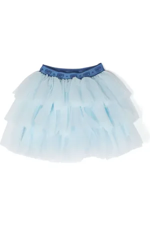 Chiara Ferragni Logo-waistband tulle tutu