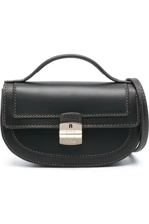 Furla Club 2 grained leather bag