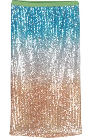 ..,MERCI Sequin-embellished midi skirt