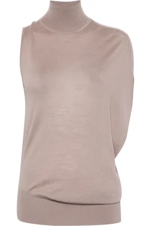 Calvin Klein Asymmetric wool top
