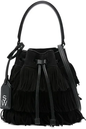 Stuart Weitzman Rae fringed suede mini bag