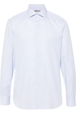 corneliani Striped cotton shirt