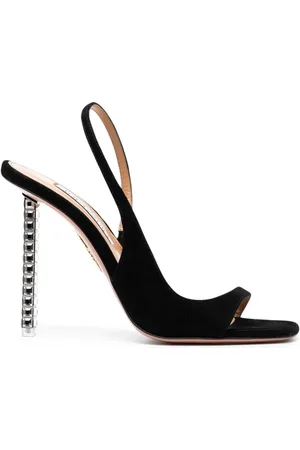 Aquazzura Rock Chic 105mm suede sandals