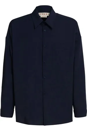 Marni Logo-tag long-sleeve shirt