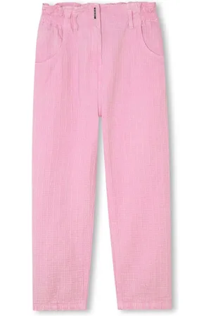 Givenchy Logo-embossed cotton trousers