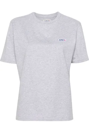 Autry Logo-patch cotton T-shirt