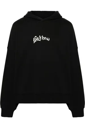 BARROW Logo-print cotton hoodie