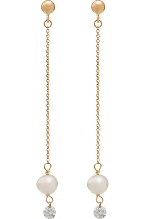 PERSÉE 18kt yellow chain drop earrings