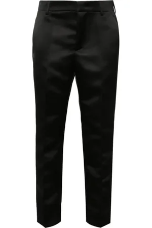 Serafini Cropped satin trousers