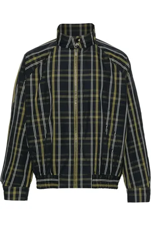 Marni Check-pattern bomber jacket