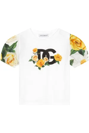 Dolce & Gabbana Floral-print cotton T-shirt