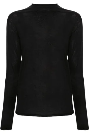Fabiana Filippi V-necj fine-knit jumper