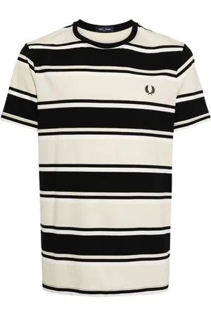 Fred Perry Striped cotton T-shirt