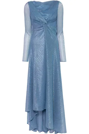 TALBOT RUNHOF Twisted pleated gown