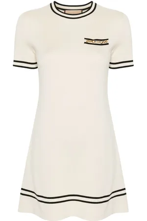 Gucci Horsebit short-sleeve knitted dress