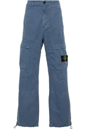 Stone Island Compass-appliqué cargo trousers