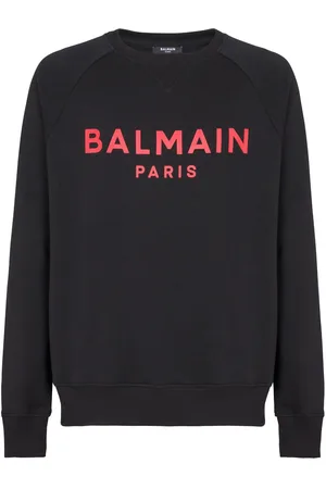 Balmain Logo-print cotton sweatshirt