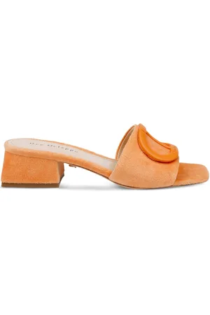 DEE OCLEPPO Dizzy 35mm terry-cloth mules