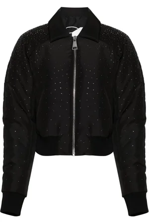Khrisjoy Rhinestone-embellished bomber jacket