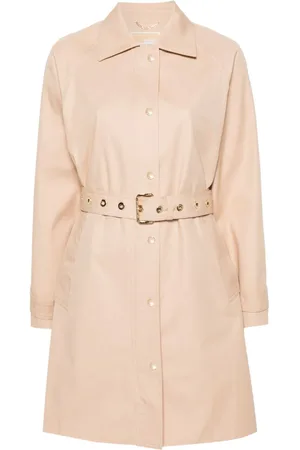 Michael Kors Twill midi trench coat