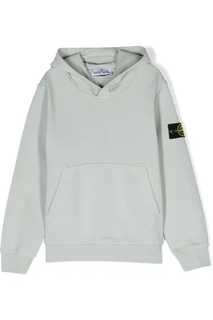 Stone Island Compass-badge cotton hoodie