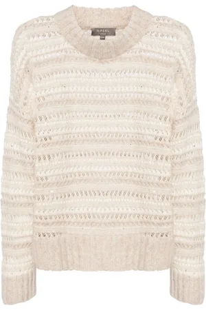 N.PEAL Open-knit jumper