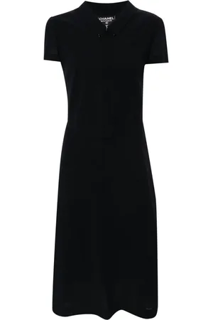 CHANEL 1999 cut-out midi dress