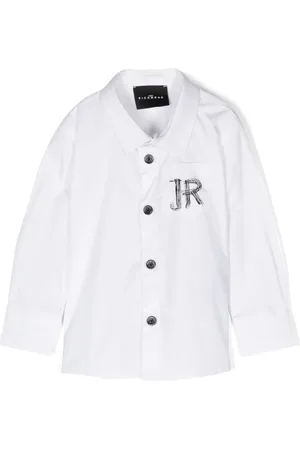 John Richmond Logo-print cotton shirt