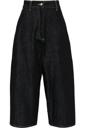 STUDIO NICHOLSON Wide-leg cropped jeans