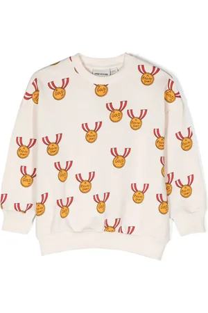 Mini Rodini Medals-print cotton sweatshirt