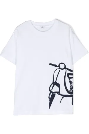Il gufo Graphic-print cotton T-shirt