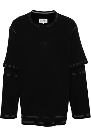 Maison Margiela Layered-design cotton T-shirt