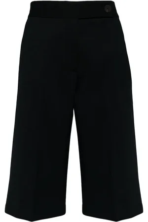 STUDIO NICHOLSON High-waisted knee-length shorts