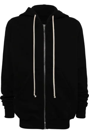 Rick Owens Zip-up cotton hoodie