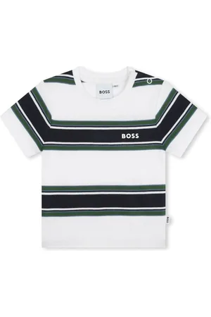 HUGO BOSS Striped cotton T-shirt