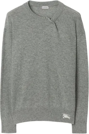 Burberry Equestrian Knight-embroidered crew-neck jumper