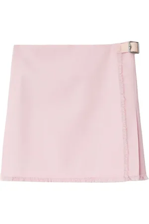 Burberry Buckle-fastening wool kilt