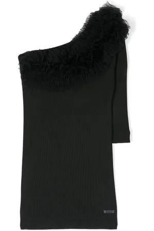 MONNALISA Tulle-detail dress