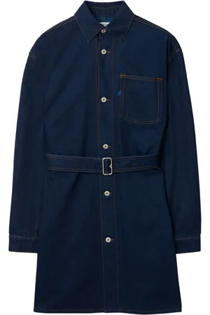 Burberry Japanese belted denim shirtdress