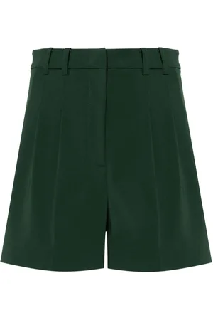 Patrizia Pepe Mid-waist pleat-detail shorts