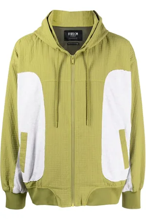 FIVE CM Colour-block hooded jacket