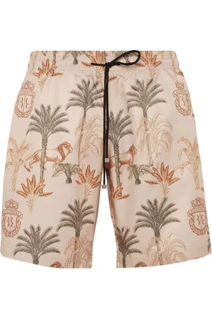 BILLIONAIRE Graphic-print swim shorts