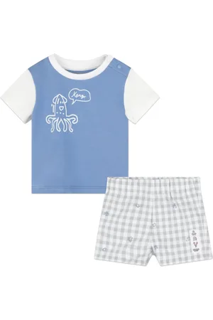 Kenzo Graphic-print checked short set