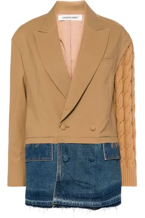 UNDERCOVER Panelled double-breasted blazer